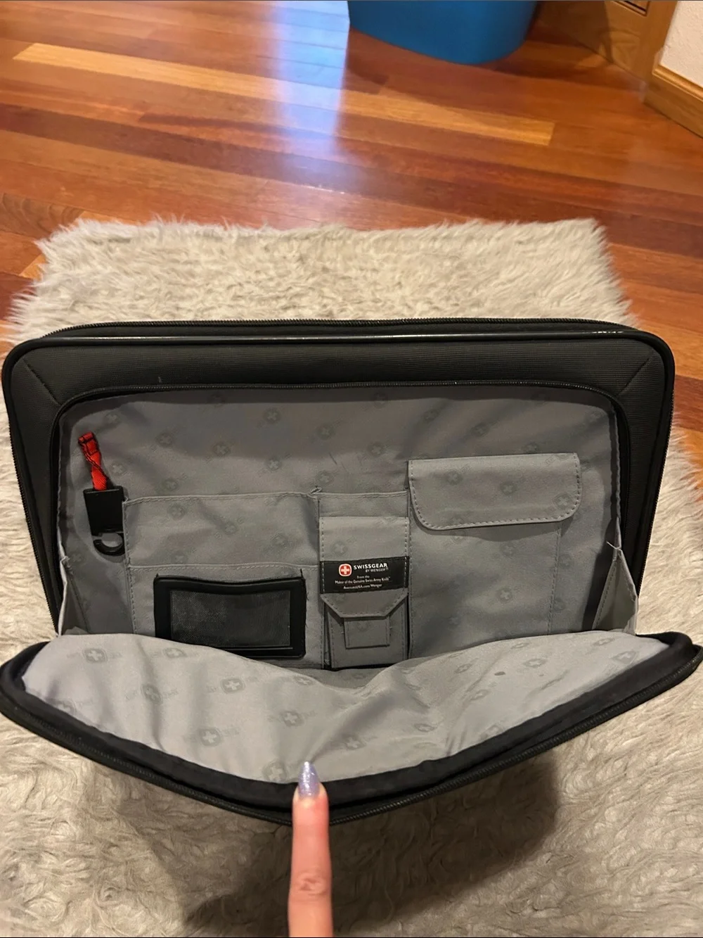 Swiss Gear Black Laotop Bag - Professional Commuter Briefcase